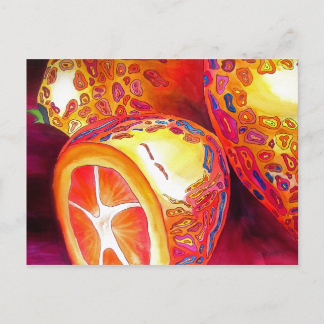 Kumquats-Zitrusfrüchte Postkarte (Vorderseite)