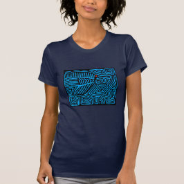 Kuna Indian Blue Bird T-Shirt