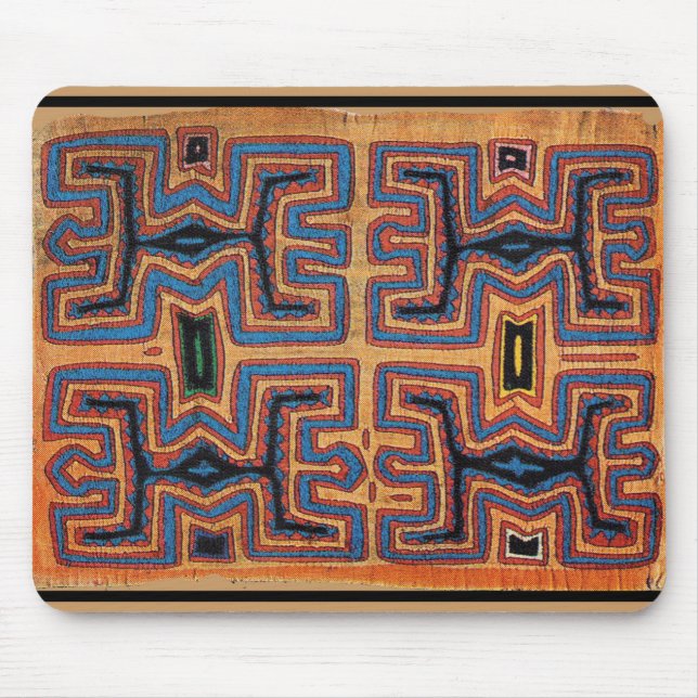 Kuna Indian Canoe Spirits Mousepad (Vorne)