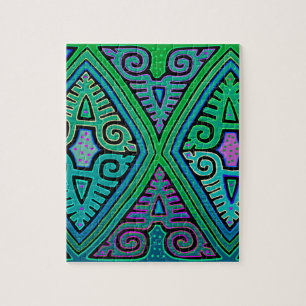 Kuna Indian Diamond Mola Puzzle