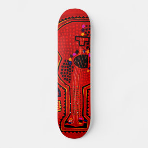 Kuna Indian Gitarre Skateboard