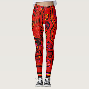 Kuna Indian Guitar Leggings