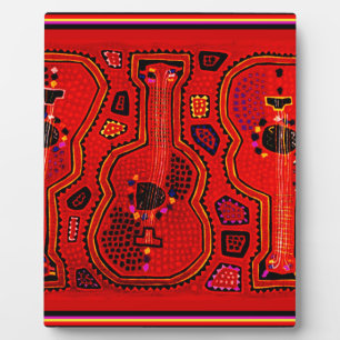 Kuna Indian Guitars Fotoplatte