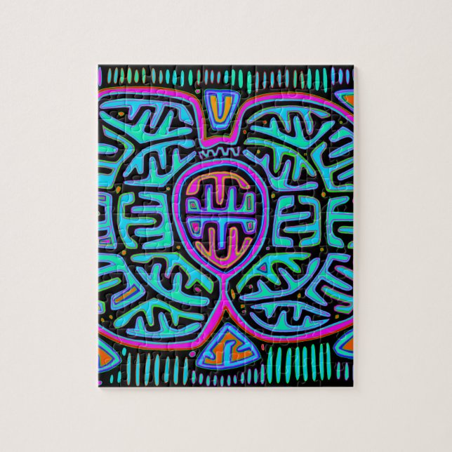 Kuna Indian Mariposa Puzzle (Vertikal)