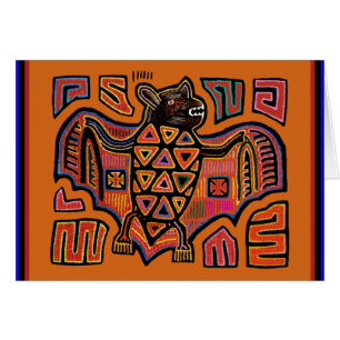 Kuna Indian Mola Fledermaus