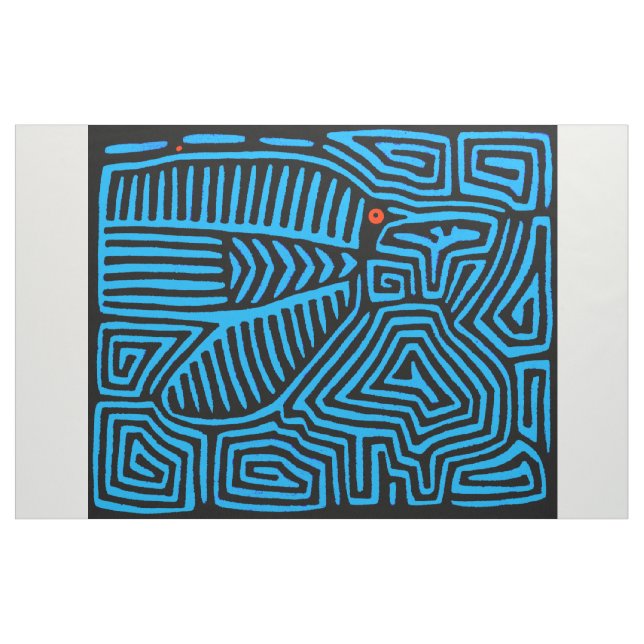 Kuna Indian Mola Inspiriert Dekorator Fabric Stoff (Yard (91,4 cm))