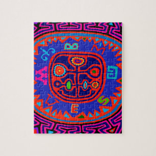 Kuna Indian Mola Kompass Puzzle