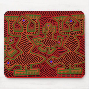 Kuna Indian Mola Spirits Mousepad
