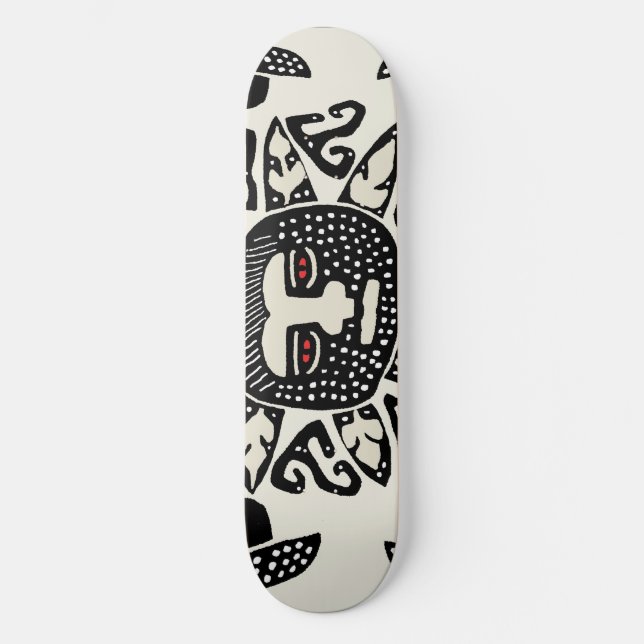 Kuna Indian Sun Universe Skateboard (Vorderseite)