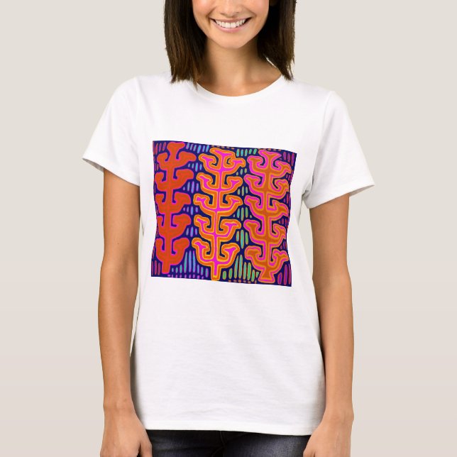 Kuna Indian Trees T-Shirt (Vorderseite)