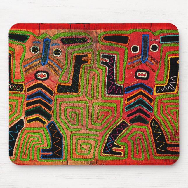 Kuna Indian Twin Spirits Mousepad (Vorne)
