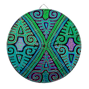 Kuna-Indianer-Diamant-Mola Dartscheibe