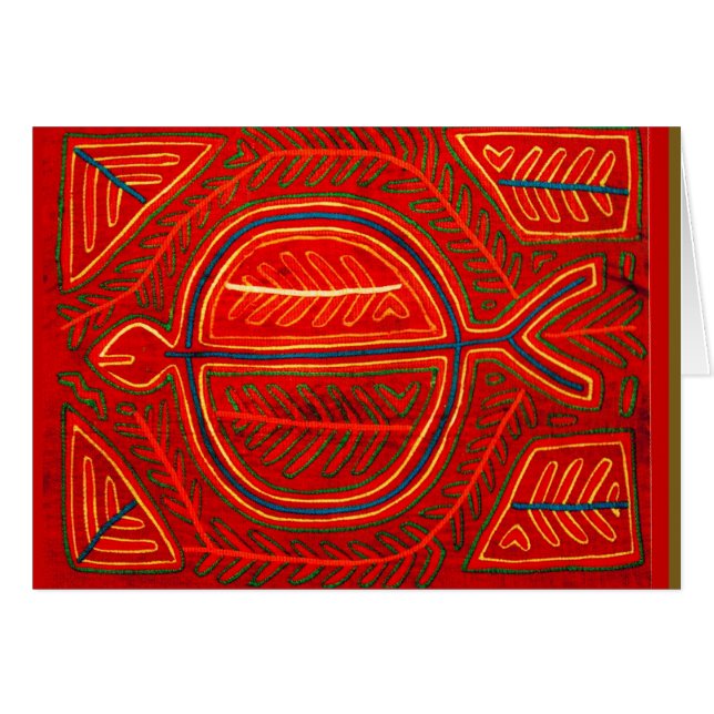 Kuna Mola Stingray (Vorderseite (Horizontal))