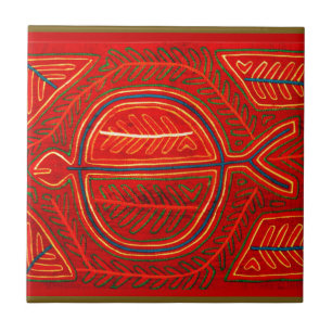 Kuna Mola Stingray Fliese