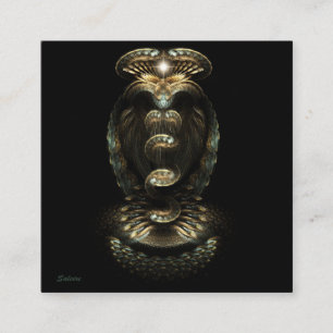 Kundalini Rising Quadratische Visitenkarte