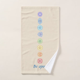 Kundalini Yoga Chakras Open  Badhandtuch Set