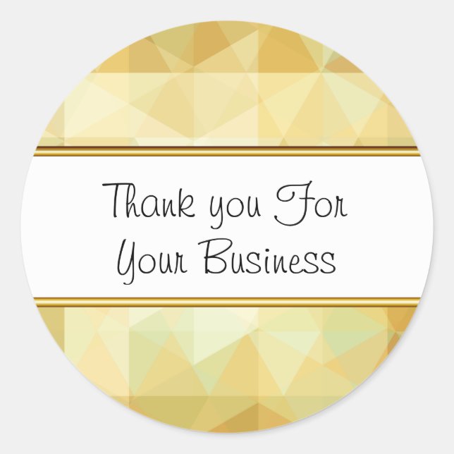 Kunde danke Ihnen Stickers (Vorderseite)