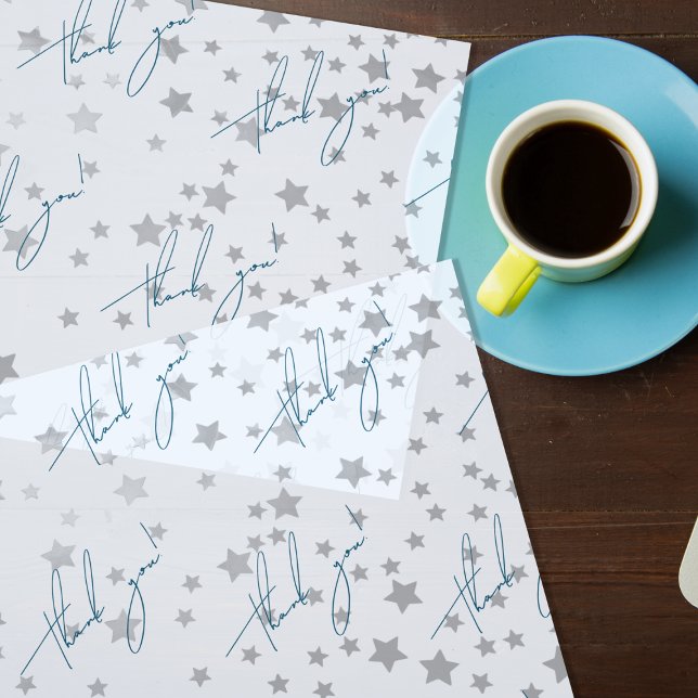 Kunde dankt Stars Tissue Paper Seidenpapier (Von Creator hochgeladen)