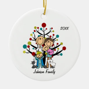 Kunden-Antrag-Verzierung blond Keramik Ornament