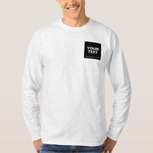 Kunden fügen Foto für den Textnamen lange Lebensda T-Shirt