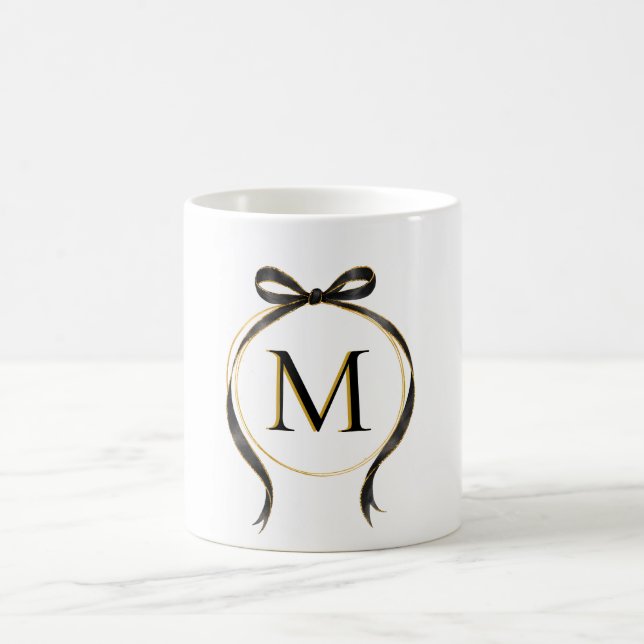 Kunden Monogramm Band Kaffeetasse (Mittel)