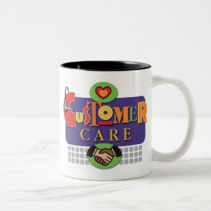 "Kunden-Sorgfalt-" Tasse