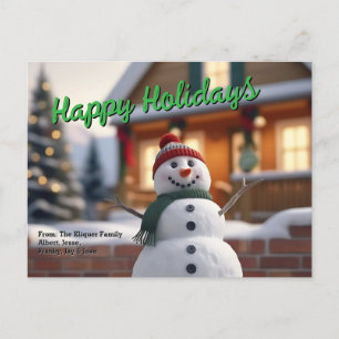 KUNDENBARE Happy Holidays Card Feiertagspostkarte