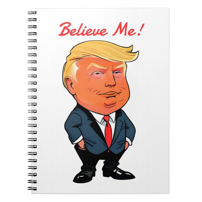 KUNDENBARE TRUMP Spiralnotebooks Notizblock (Vorderseite)