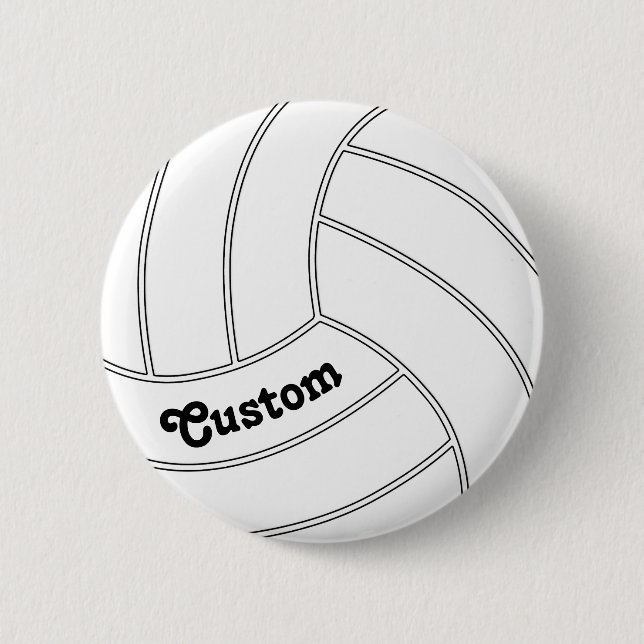 KUNDENBARE Volleyball-Runder Button-Button Button (Vorderseite)