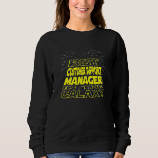 Kundenbetreuer Cooler Galaxy-Job Sweatshirt