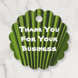 Kundenbewertungs-Unternehmen Green Palm Leaf Geschenkanhänger