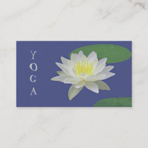 KUNDENBUSINESS CARD, "WHITE LOTUS BLOSSOM" VISITENKARTE