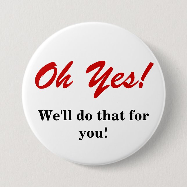 Kundendienst Button (Vorderseite)