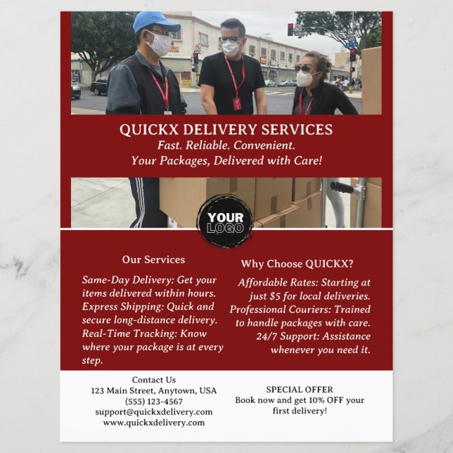 Kundendienst Flyer (Vorne)