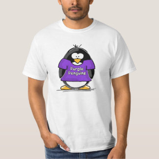 Kundenentwurf für die lila Penguins T-Shirt