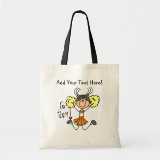 Kundengebundene orange Cheerleader-Taschen-Tasche Tragetasche