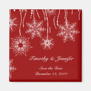 Kundengebundene wedding Farbe Save the Date Magnet