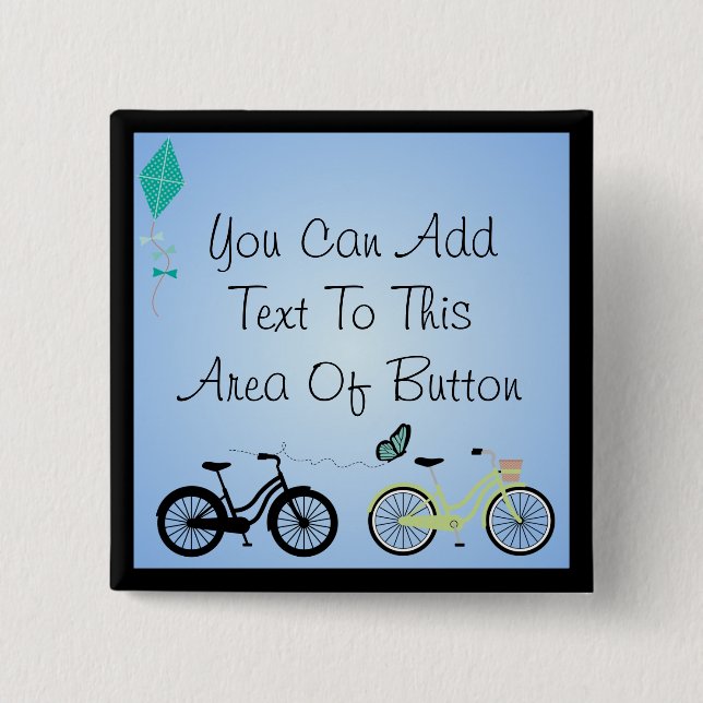 Kundengebundener Fahrrad-Knopf Button (Vorderseite)
