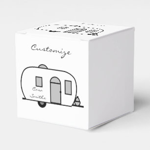 Kundengebundener gerundeter kleiner Wohnwagen des Geschenkschachtel