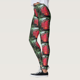 Kundengebundener kleiner Wohnwagen des roten Sinti Leggings