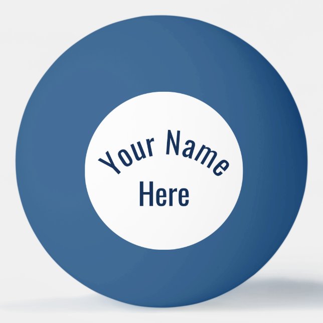 Kundengebundener Name Tischtennisball (Vorderseite)