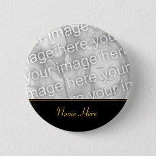 Kundengebundener NamenserinnerungsFoto-Knopf Button
