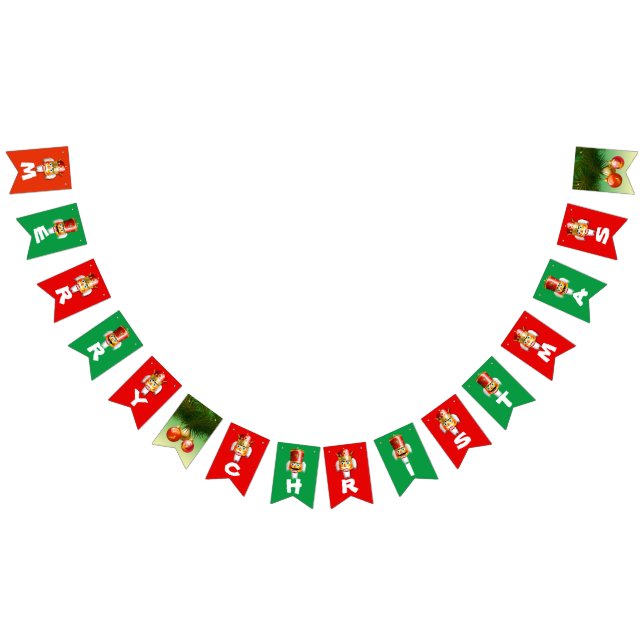 Kundengebundener nussartiger Nussknacker-Cartoon Wimpelkette (Alle)