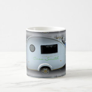 Kundengebundener Retro Teardropcamper Tasse