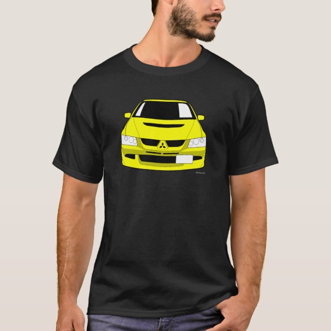 Kundengebundenes Auto-T-Shirt Mitsubishi Lancers T-Shirt (Vorderseite)