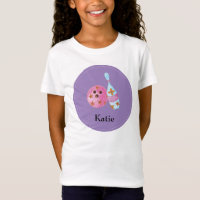 Kundengebundenes der Bowlings-T-Shirt des Mädchens