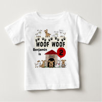 Kundengebundenes Hündchen-Geburtstags-T-Shirt