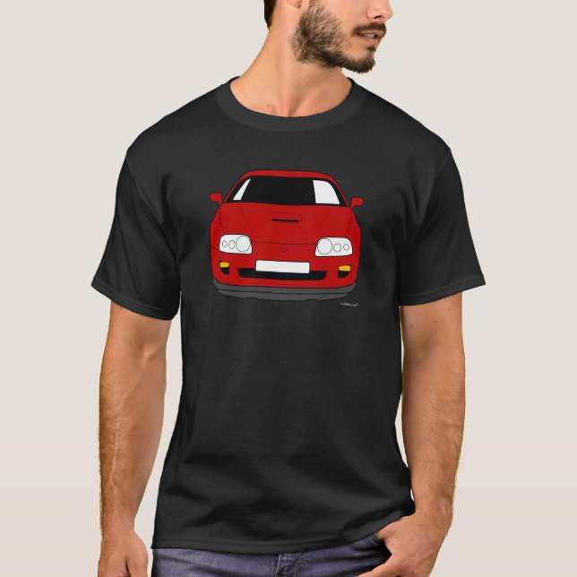 Kundengebundenes Toyota Supra-Auto-T-Shirt T-Shirt (Vorderseite)