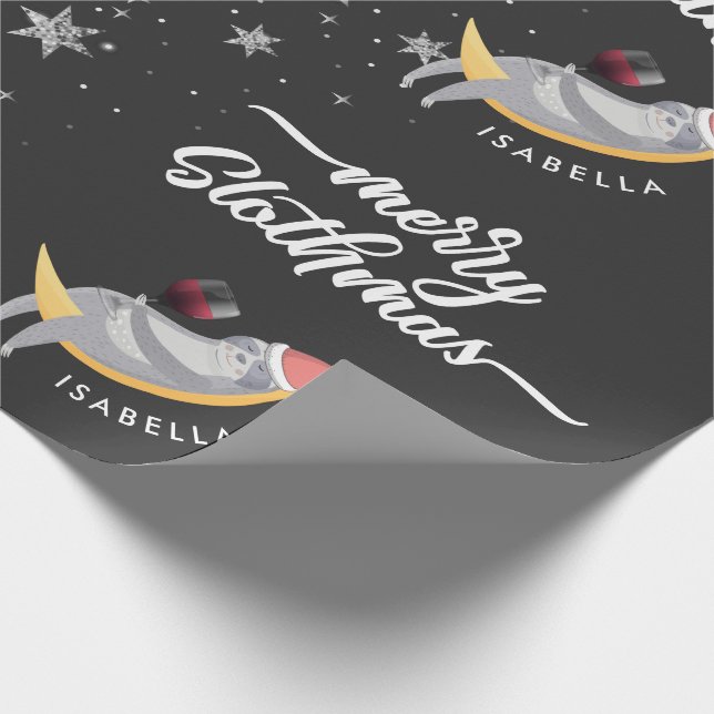 Kundengebundenes Trägheits-frohe Geschenkpapier (Ecke)