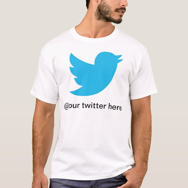 Kundengebundenes Twitter-T-Shirt! T-Shirt (Vorderseite)